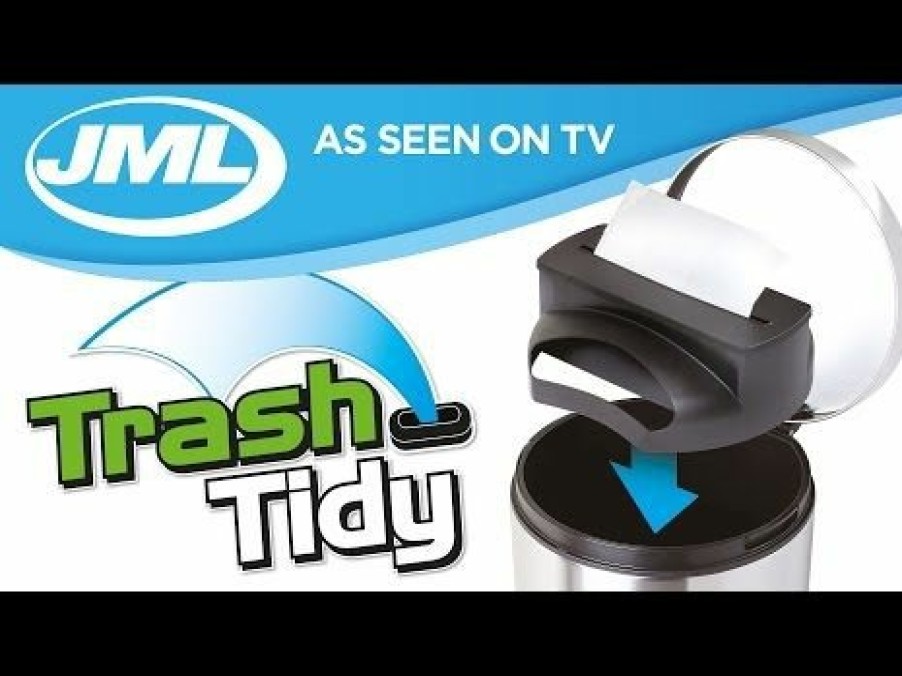 Kitchen JML | Trash Tidy: Rubbish Bag Dispenser & 15 X 50L Bin Bags/Liners