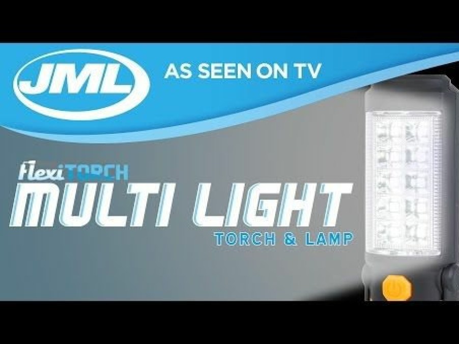 Home & Diy JML | Flexi Torch Multi-Light: 2-In-1 Bright Led Magnetic Lamp