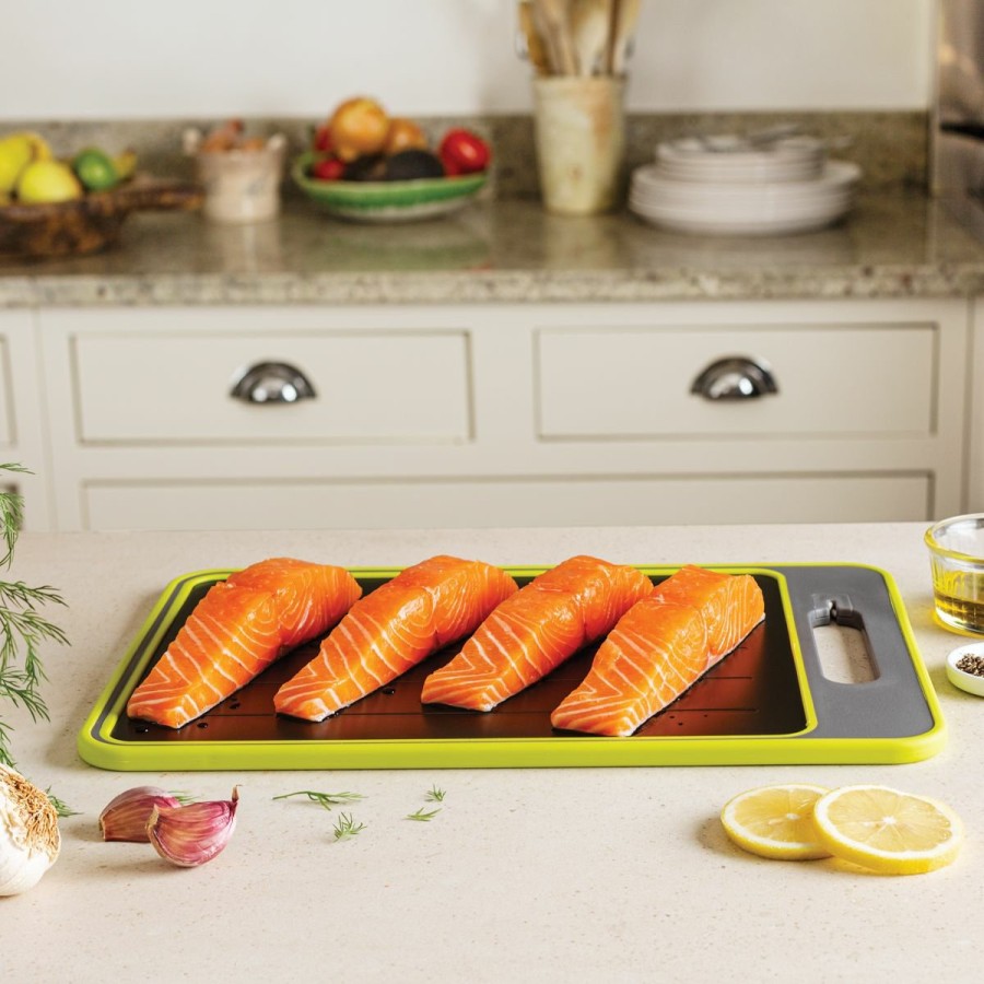 Kitchen JML | Fast Thaw 4-In-1 Chopping Board - The Fast-Defrosting Chopping Board That'S Also A Knife Honer And Spice Grinder