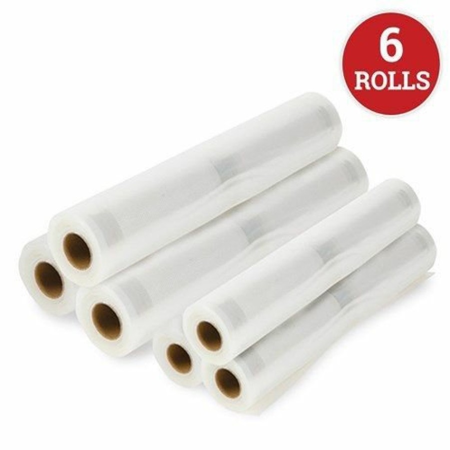 Kitchen JML | Food Sealer Accessory: 6 Food Sealer Rolls (Two Sizes)