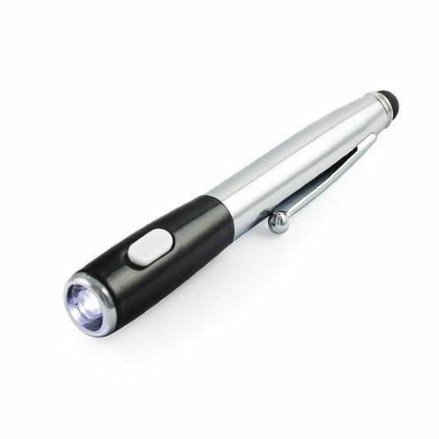 Home & Diy JML | Luma Stylus: 3-In-1 Touch Screen & Ball Point Pen With Flash Torch