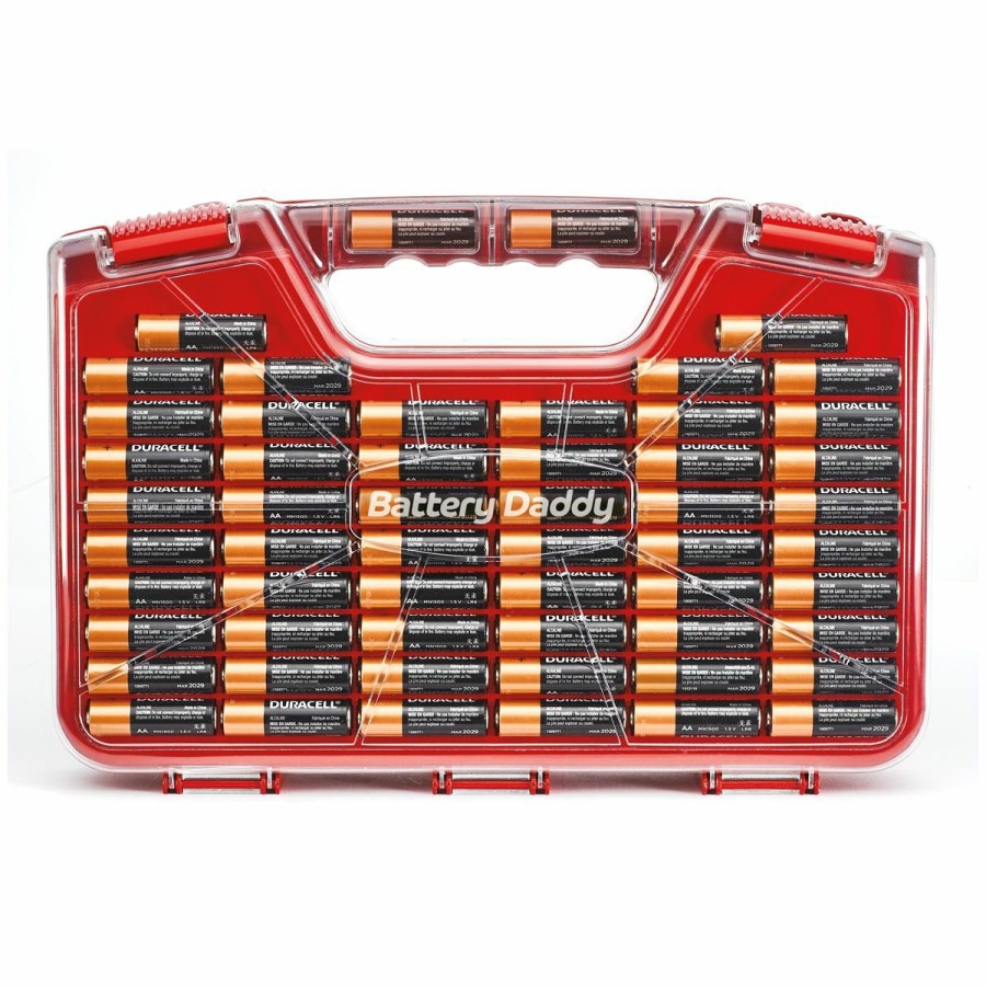 Home & Diy JML | Battery Daddy - Battery Storage And Test Station, Stores And Organizes 180 Batteries