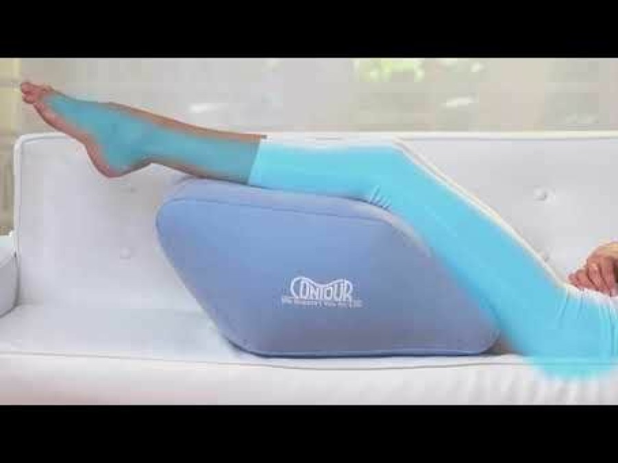 Home & Diy JML | Contour 2-In-1 Leg Relief Wedge - Inflatable Support Cushion For Back, Leg And Foot Pain