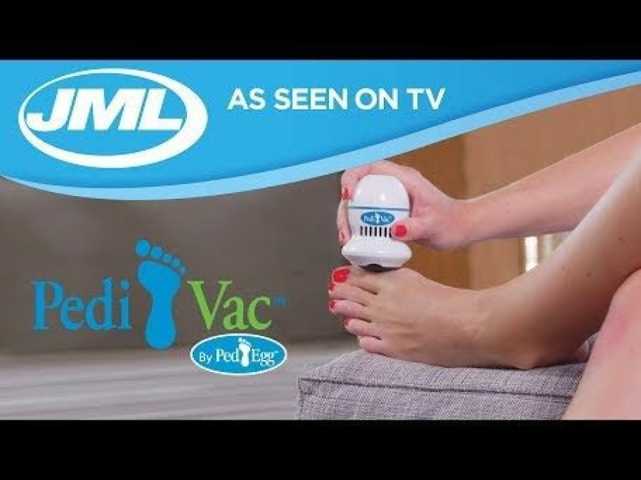 Health & Beauty JML | Pedi Vac - The Motorised Callus And Dead Skin Remover With A Built-In Vacuum