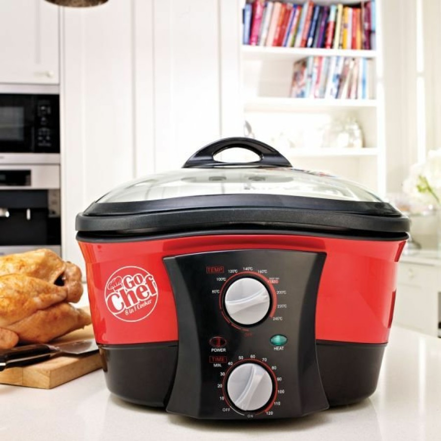 Kitchen JML | Go Chef 8-In-1 Cooker - Fast, Convenient All-In-One Multi-Cooker