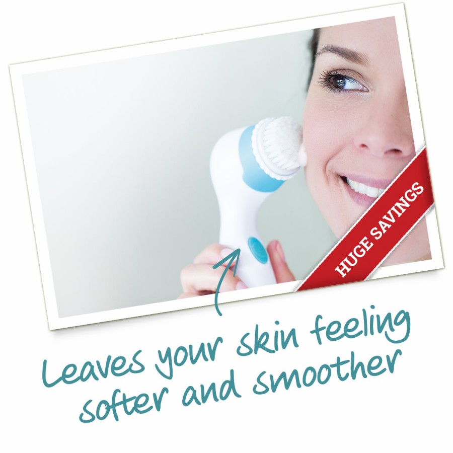 Health & Beauty JML | Nubrilliance Sonic Brush: Facial & Body Sonic Cleansing Brush