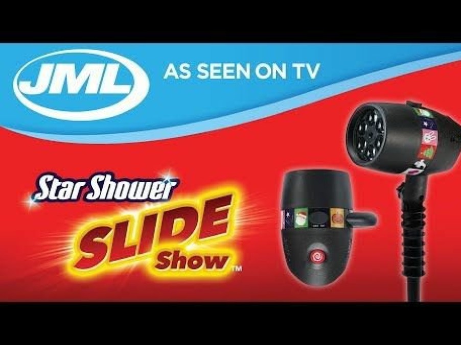 Home & Diy JML | Star Shower Slide Show: Moving, Fully Coloured-In Festive Images Projected Onto Your Home