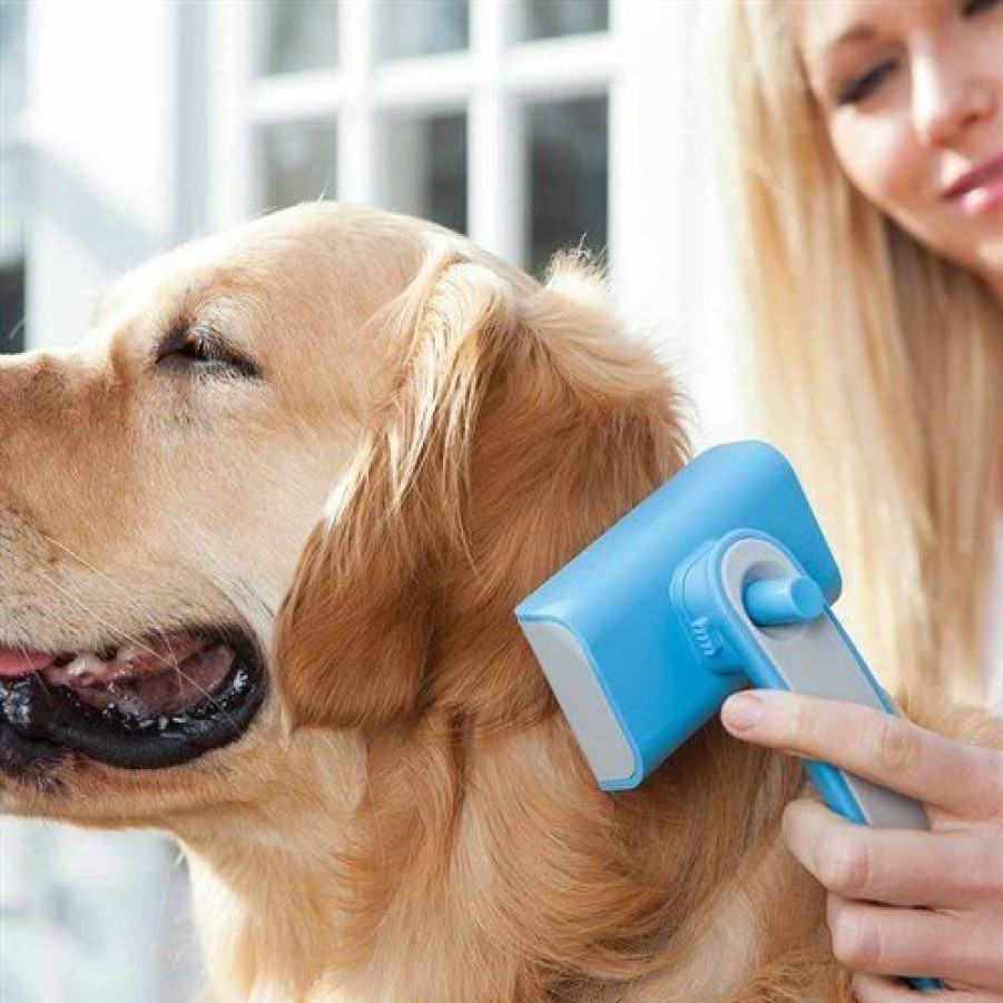 Pets JML | Pooch 'N' Paws: Easy To Clean Pet Grooming Detangler Brush