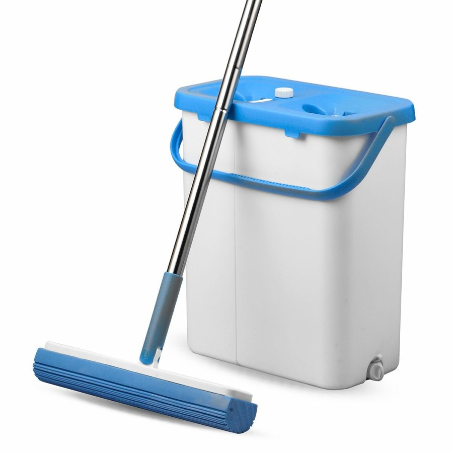 Cleaning JML | Clean A Roo - Super-Absorbent Wide Sponge-Head Mop With Dual Tank Bucket