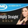 Health & Beauty JML | Simply Straight Gold: Heated Ceramic Hair Straightener Brush