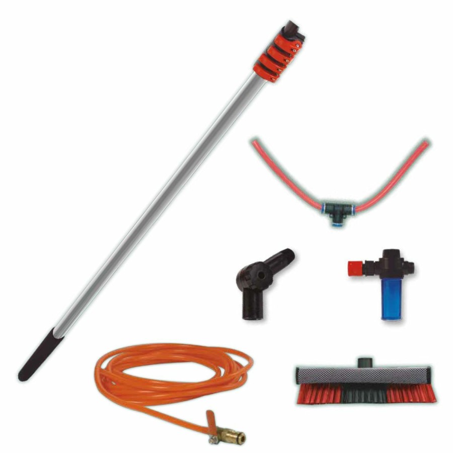 Cleaning JML | Hydrocleaner Telescopic Brush - Telescopic Long-Range Cleaner For Windows, Roofs, Cars, Solar Panels And So Much More!