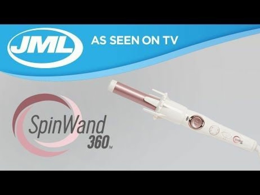 Health & Beauty JML | Spinwand 360 - The Self-Spinning 2-Way Hair Curler For Perfect, Quick And Easy Curls