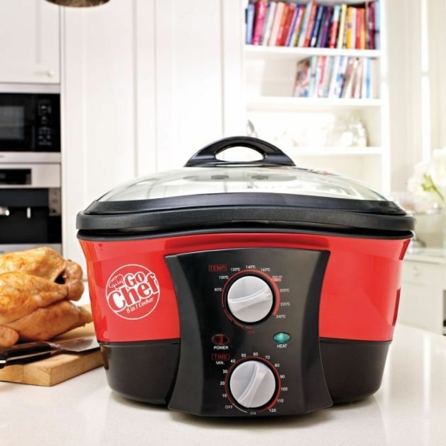 Kitchen JML | Go Chef 8-In-1 Cooker - Fast, Convenient All-In-One Multi-Cooker