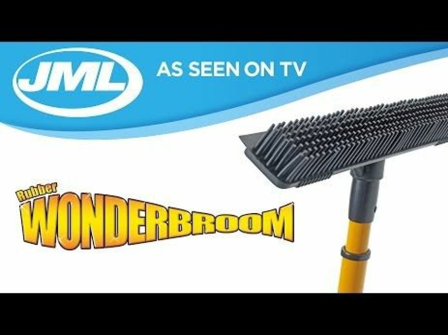 Cleaning JML | Rubber Wonderbroom: Multi-Purpose Telescopic Broom With Squeegee