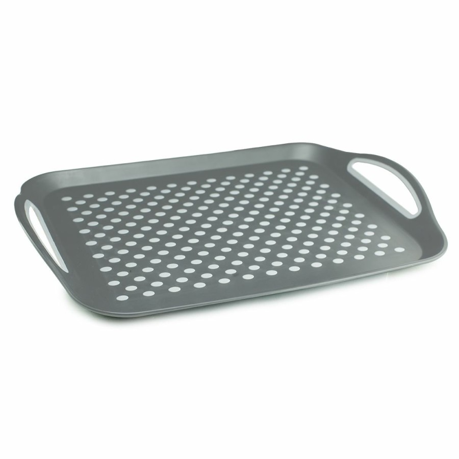 Kitchen JML | Mighty Grip Tray - The Non-Slip, Easy-Hold Tray That ‘Grips' Your Plates!