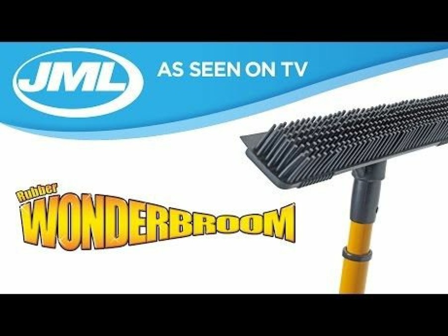 Cleaning JML | Rubber Wonderbroom: Multi-Purpose Telescopic Broom With Squeegee