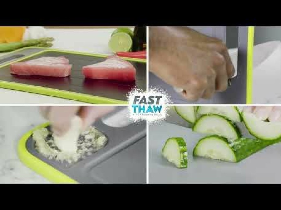 Kitchen JML | Fast Thaw 4-In-1 Chopping Board - The Fast-Defrosting Chopping Board That'S Also A Knife Honer And Spice Grinder