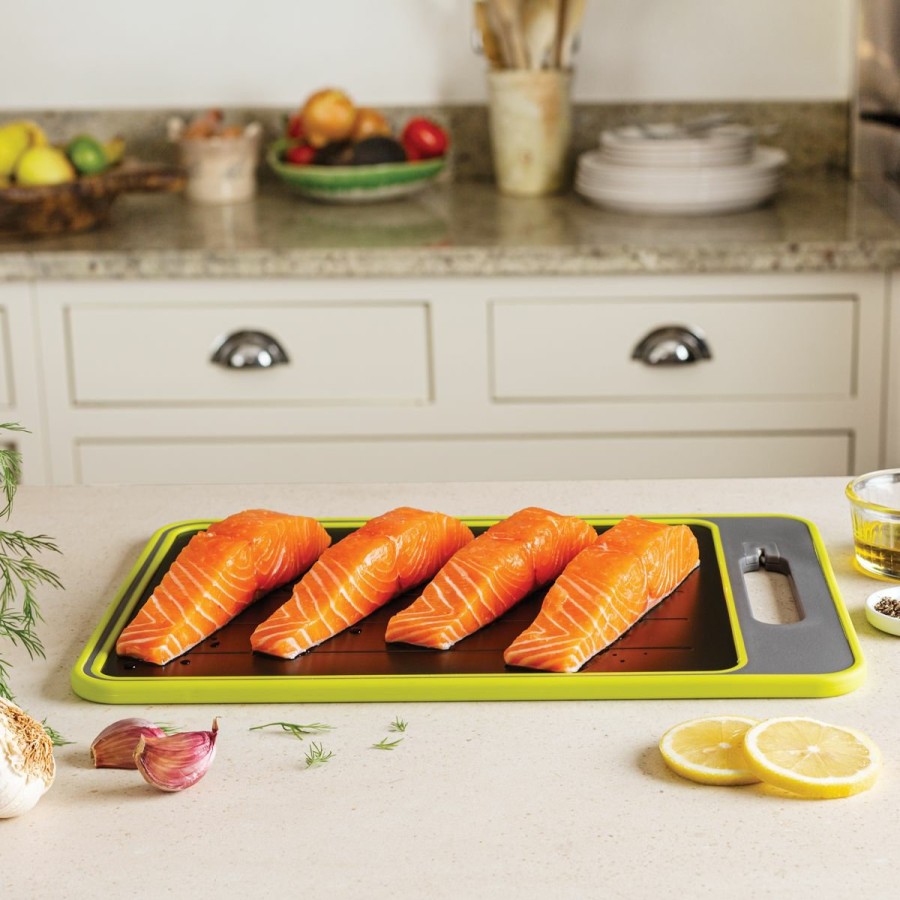 Kitchen JML | Fast Thaw 4-In-1 Chopping Board - The Fast-Defrosting Chopping Board That'S Also A Knife Honer And Spice Grinder