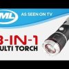 Home & Diy JML | 8-In-1 Multi Torch: Bright Led Torch & Multi-Tool Penknife