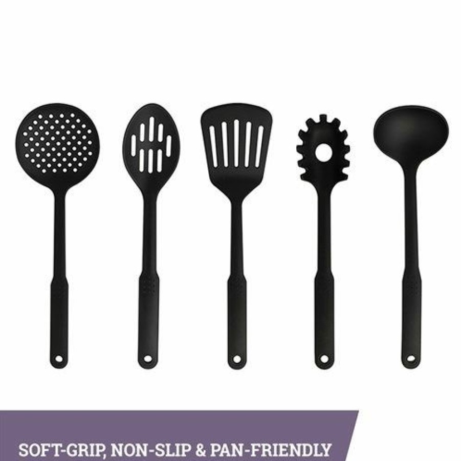 Kitchen JML | 5Pc Utensil Set: Non-Scratch Utensils To Protect Your Cookware