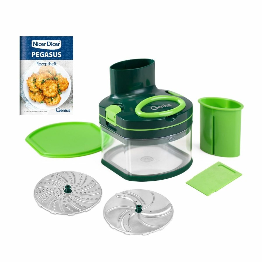 Kitchen JML | Nicer Dicer Pegasus 10Pc Set - Manual Food Processor For Food Prep Without Electricity