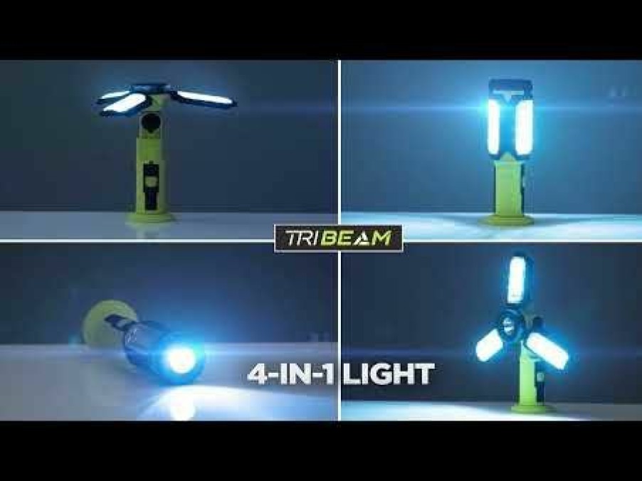 Home & Diy JML | Tri-Beam - The Handy, Handsfree Directional Spotlight And Floodlight For Magnetic Mounting Or Hanging