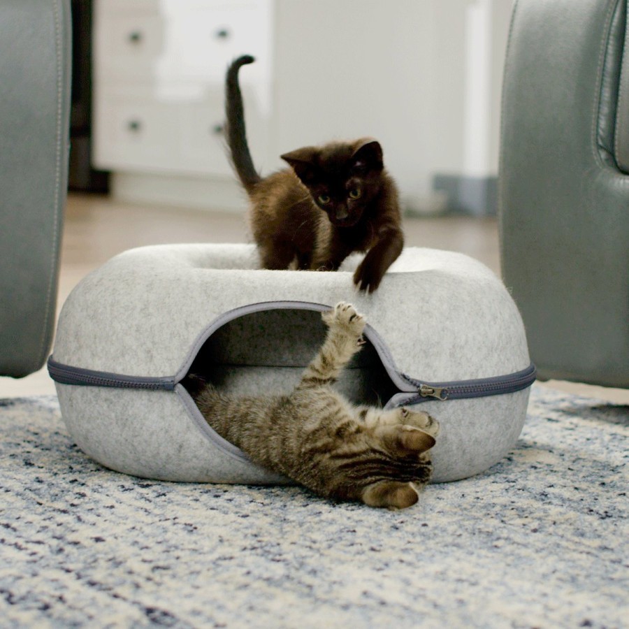 Pets JML | Cozy Corner - Corner-Shaped Cat Bed, Tunnel, Play Space And Shelter