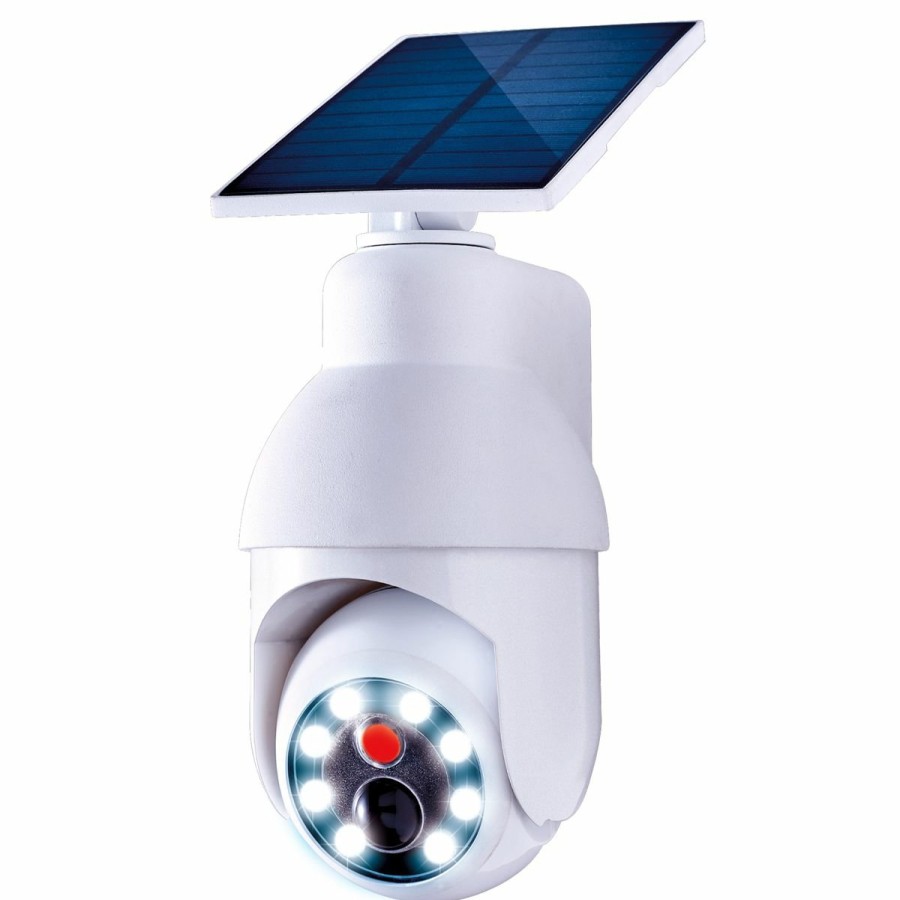 Home & Diy JML | Handy Brite Solar Security 360 - The Solar-Powered Security Light That Looks Like A Cctv Camera