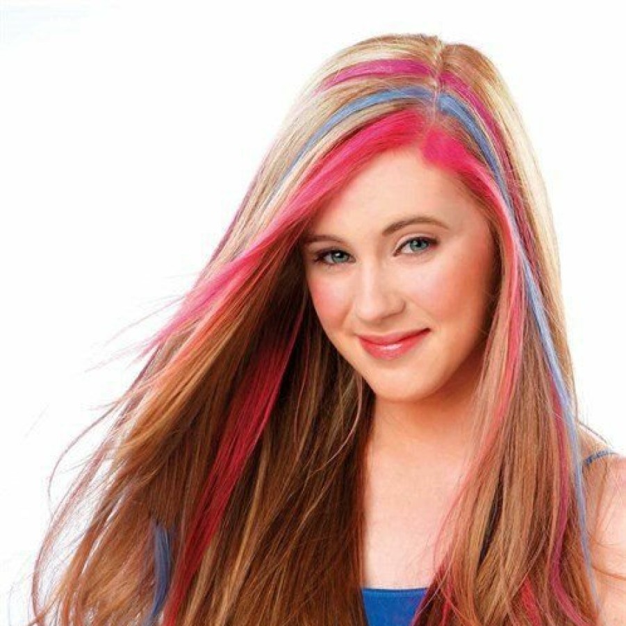 Health & Beauty JML | Hot Huez: Temporary Washable Vibrant Hair Chalks (3 Colours)