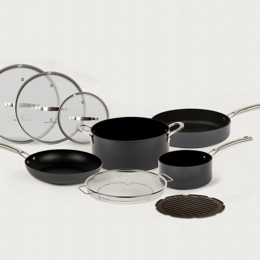 Kitchen JML | Emeril Forever Pans - 10Pc Set - Pans, Lids And More For A Lifetime Of Cooking