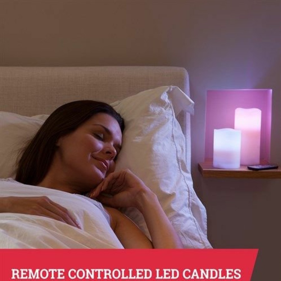 Home & Diy JML | Mood Magic: Colour-Changing Led Candle Lights, 3 Pack