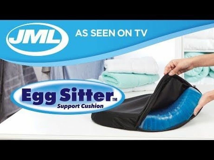 Home & Diy JML | Egg Sitter Support Cushion - The Incredibly Comfortable, Supportive Flexible Cushion