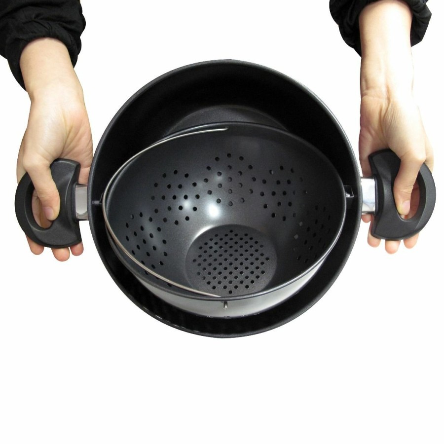 Kitchen JML | World'S Greatest Cooking Pot - Combination Cooking Pot With Built-In Colander, Steamer Basket And Glass Lid