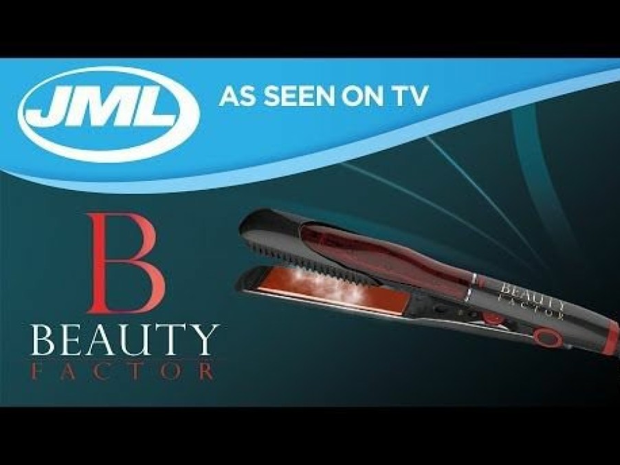 Health & Beauty JML | Beauty Factor: Hair Straighteners With Steam, Tourmaline And Even Argan Oil