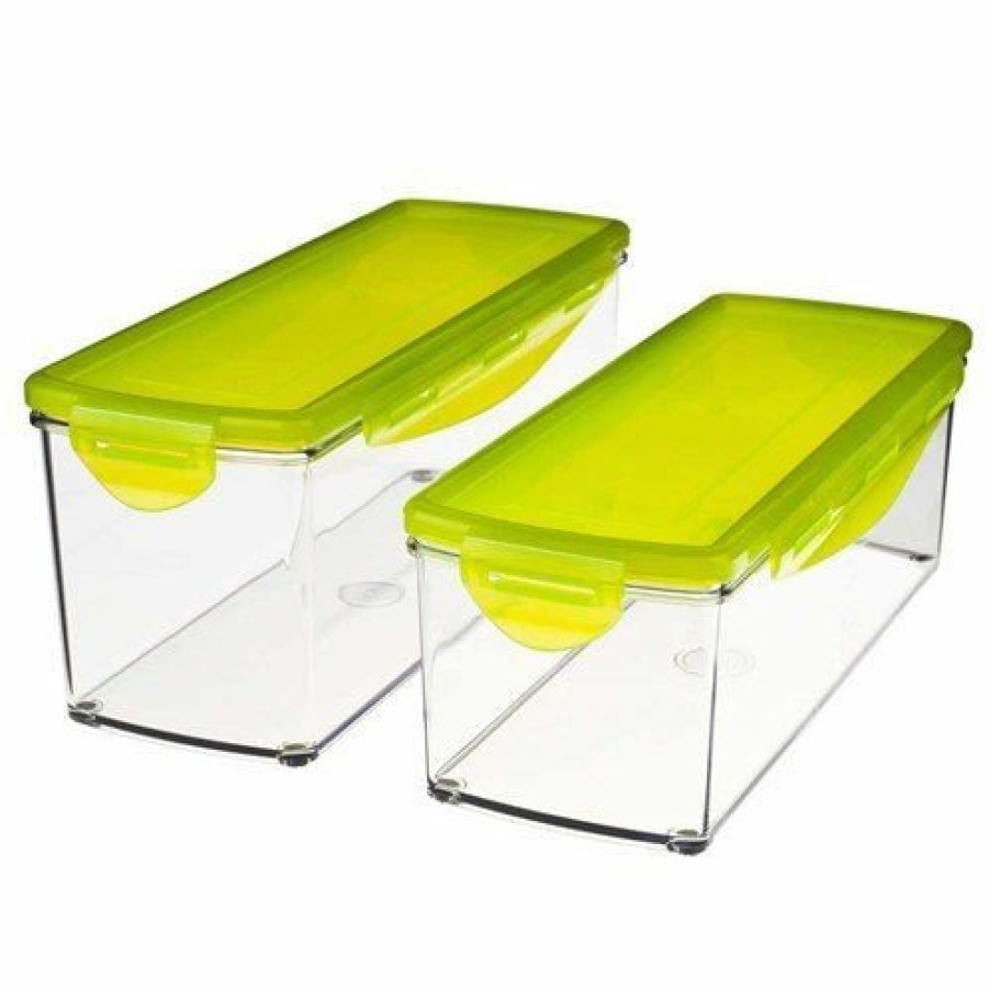 Kitchen JML | Nicer Dicer Plus Accessory: Set Of 2 Storage Containers With Lid