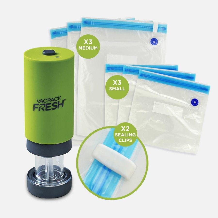 Home & Diy JML | Vacpack Fresh - Portable, Easy-To-Use Vacuum Sealer That Keeps Food Fresher For 4 X Longer!