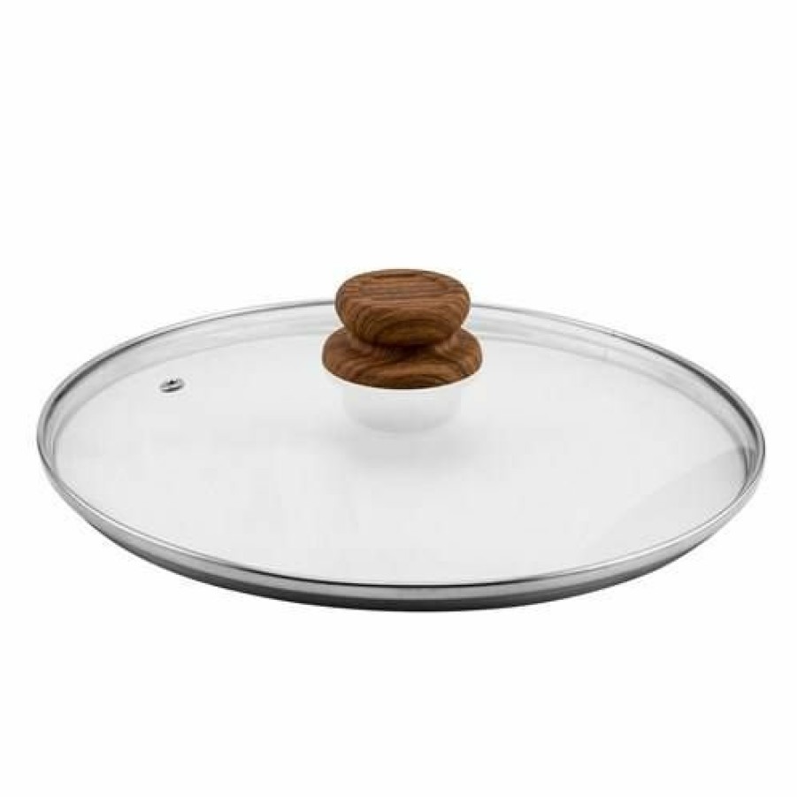 Kitchen JML | Copper Stone Pan 28Cm Heat-Resistant Glass Lid